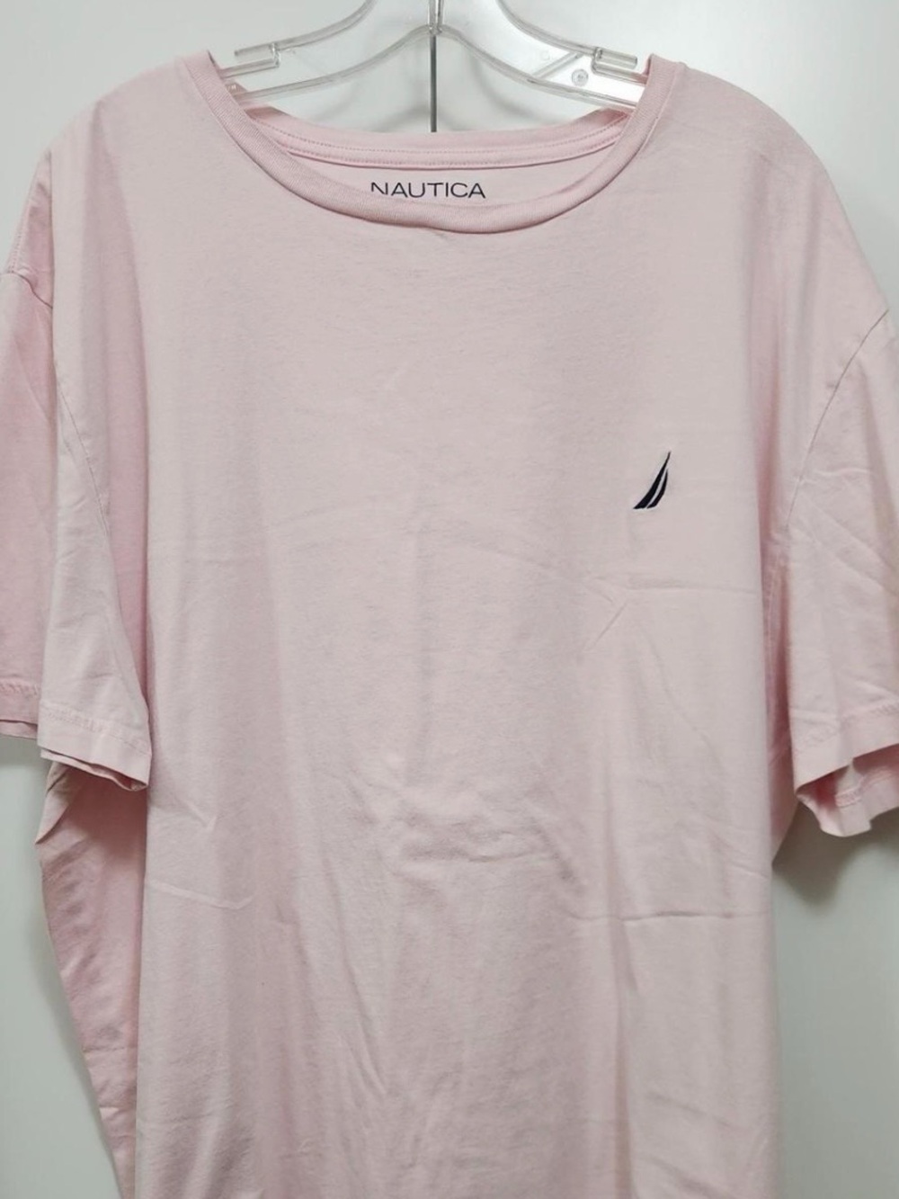 Nautica Light Pink Short Sleeve Logo Tee